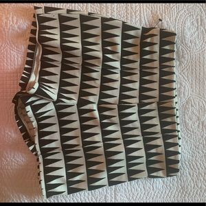 Black and White high waisted shorts